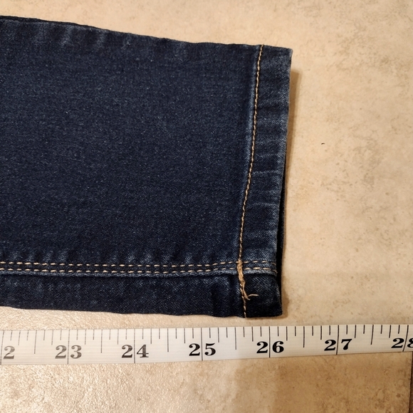 Curve Appeal Dark Blue Denim Jeans Skinny - Picture 6 of 7